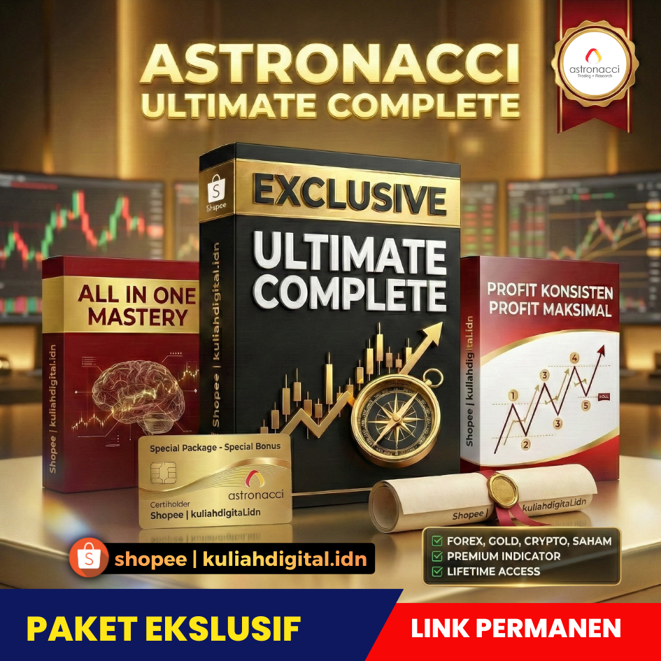 EXCLUSIVE - TRADING PAKET LENGKAP TERBAIK - PEMULA GAMPANG PROFIT - MASTERCLASS FOREX GOLD CRYPTO SA
