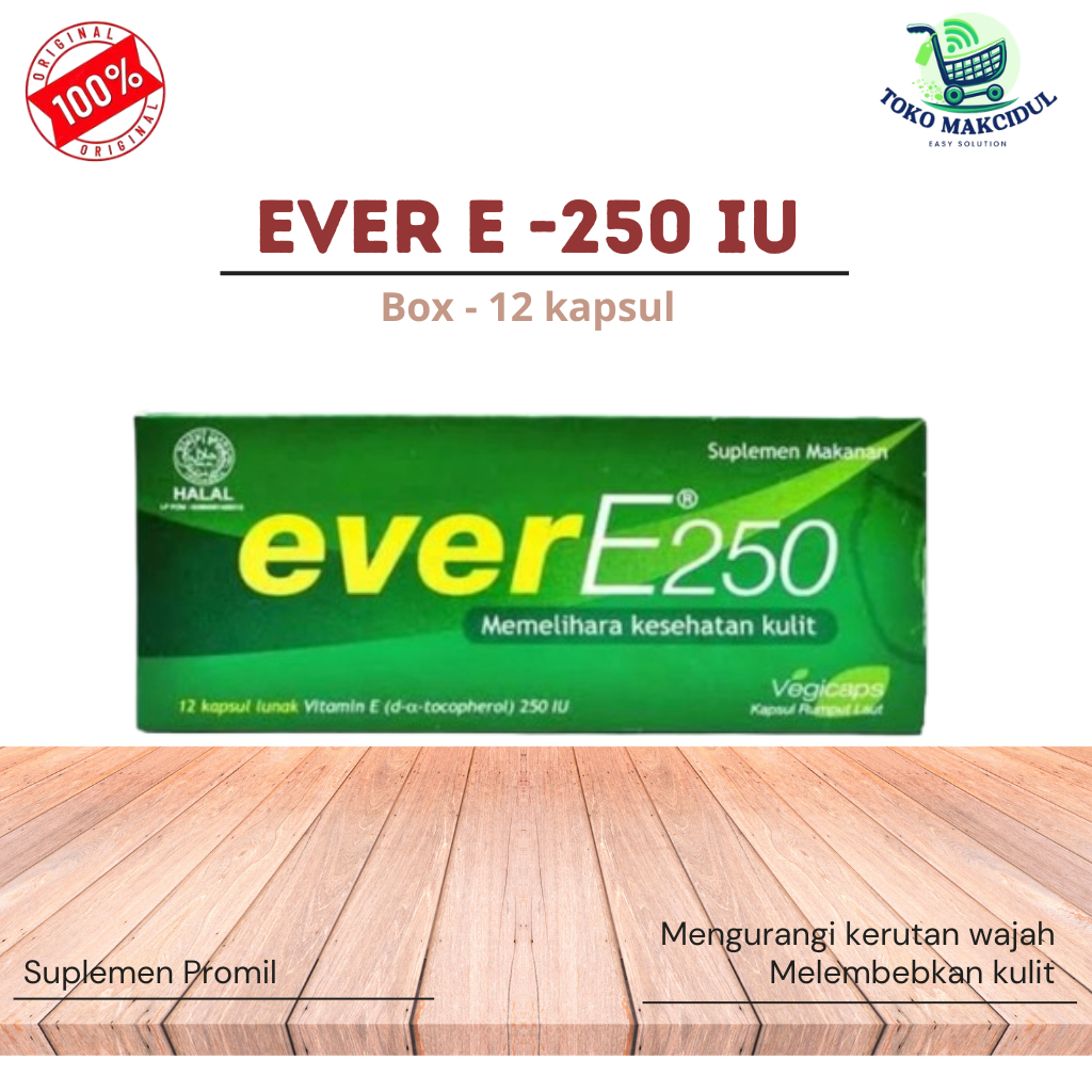 Ever E Kapsul 12'S / Vitamin E / Vitamin kesuburan / Promil