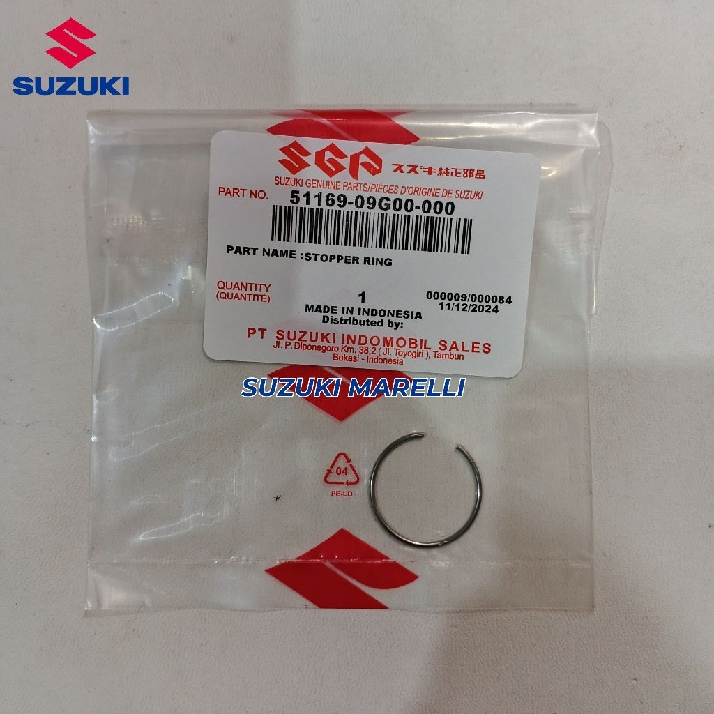 RING PENGUNCI BAUT AS SHOCK DEPAN SUZUKI  ADDRESS ORIGINAL SGP