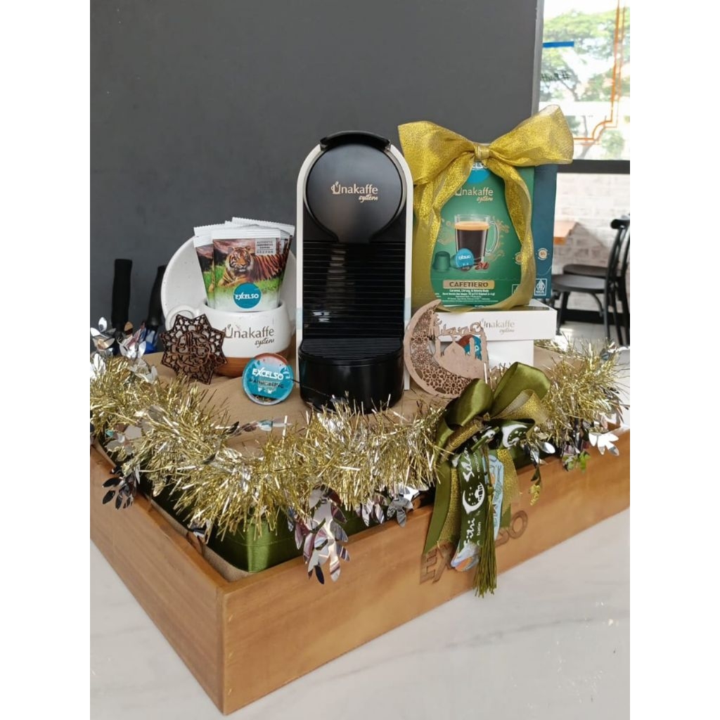 Hampers Mesin Kopi Kapsul (Unakaffe Excelso)