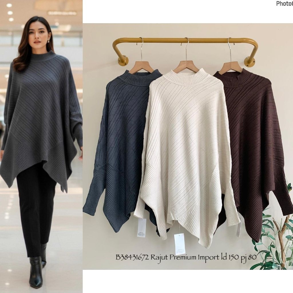 Real pic ORIGINAL dan TERMURAH Cardigan Rajut PREMIUM Butik / Cardi Jumbo Rajut PREMIUM Bangkok / Ou