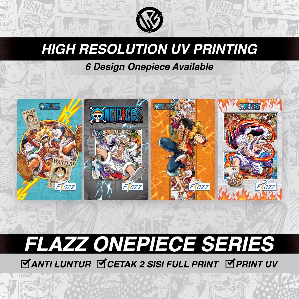 Flazz Gen 2 One Piece Series Kartu Support NFC Card E-Toll