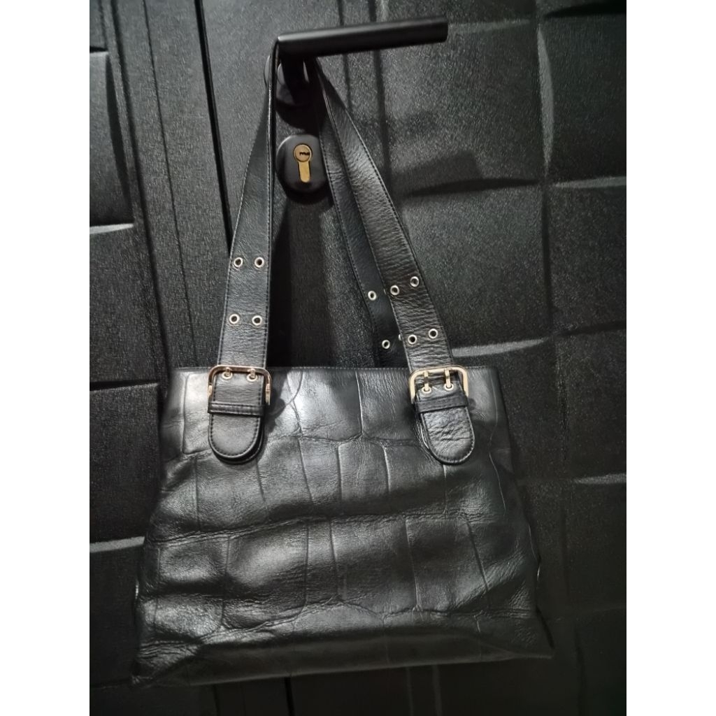 Tas kulit tote Double M Milano