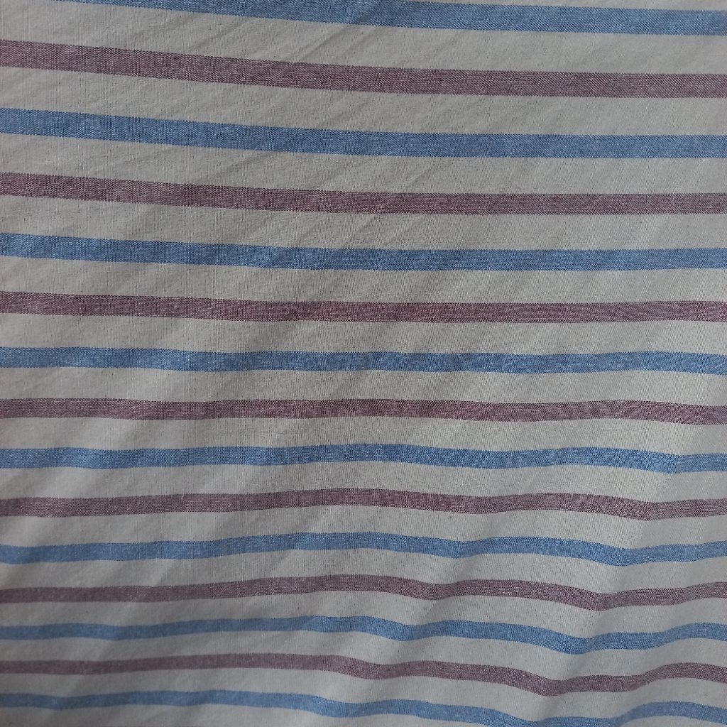 1/2 meter Kain Linen | Katun Linen | Bahan Linen | Kain Meteran | Katun Linen Motif Garis | Bahan Im