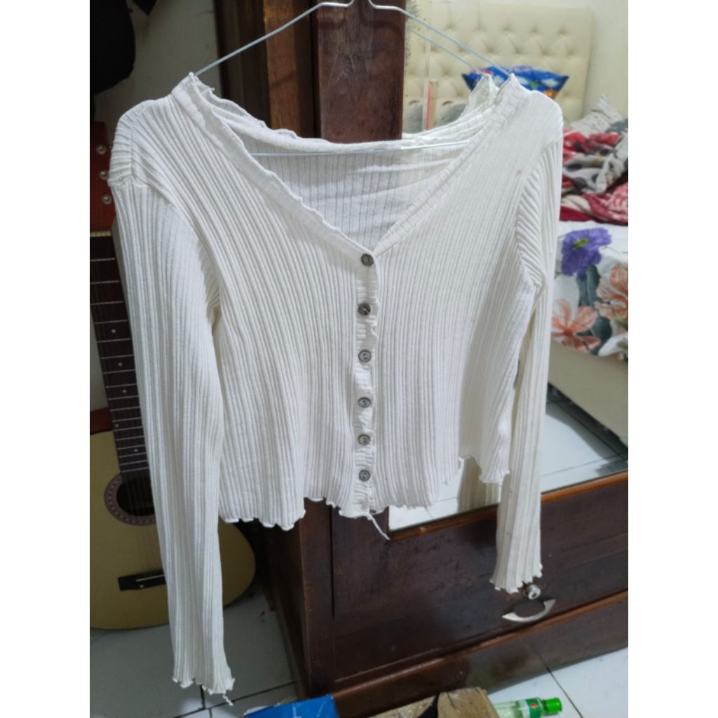 Cardigan PRELOVED putih