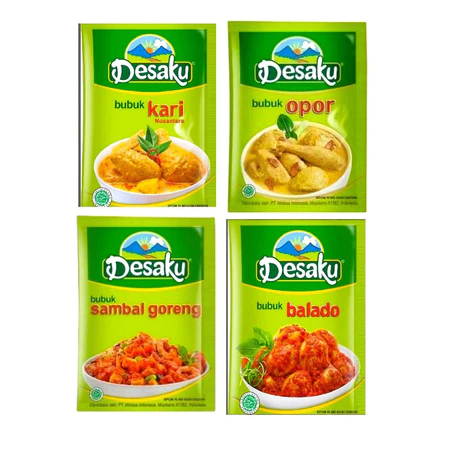 Desaku SACHET Balado / Kari / Opor / Cabe Bubuk Bumbu Instant
