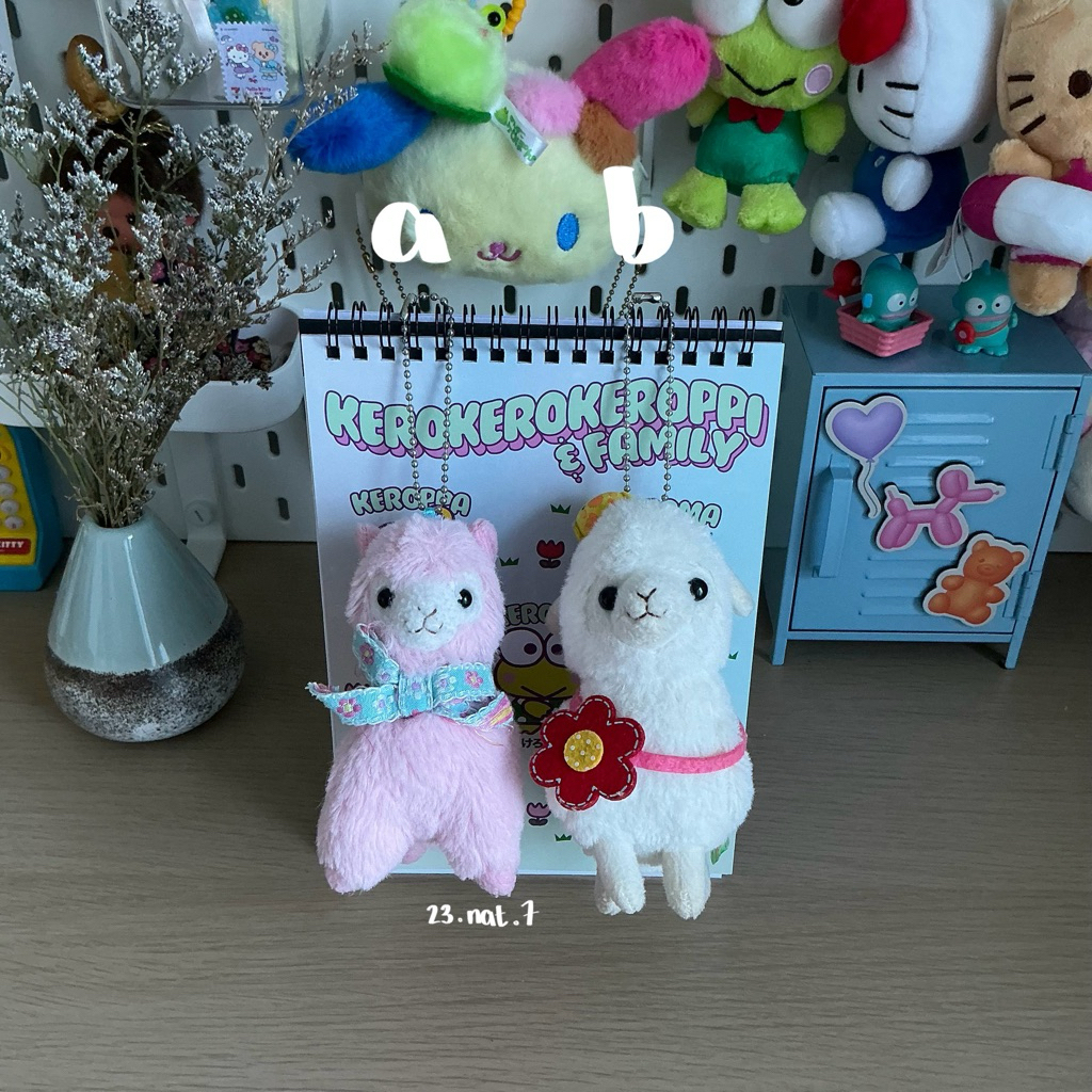 Alpaca Amuse Alpacasso Mascot Ganci Keychain Plush