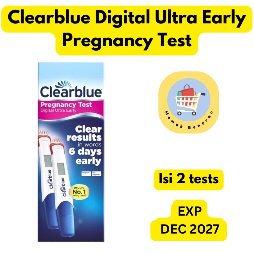 Clearblue Clear Blue Pregnancy Test Digital Ultra Early tests testpack test pack tespek