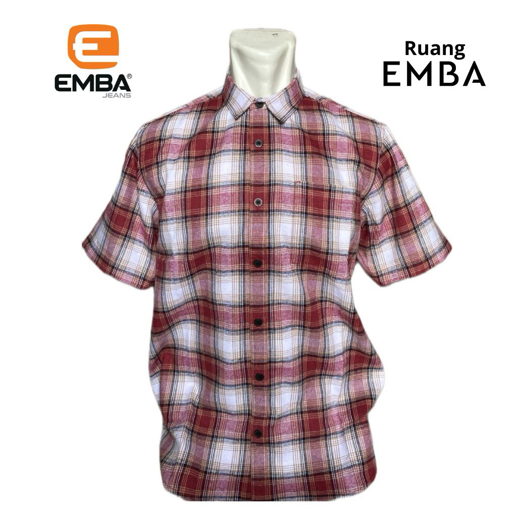 EMBA - Kemeja Pria EMBA Lengan Pende