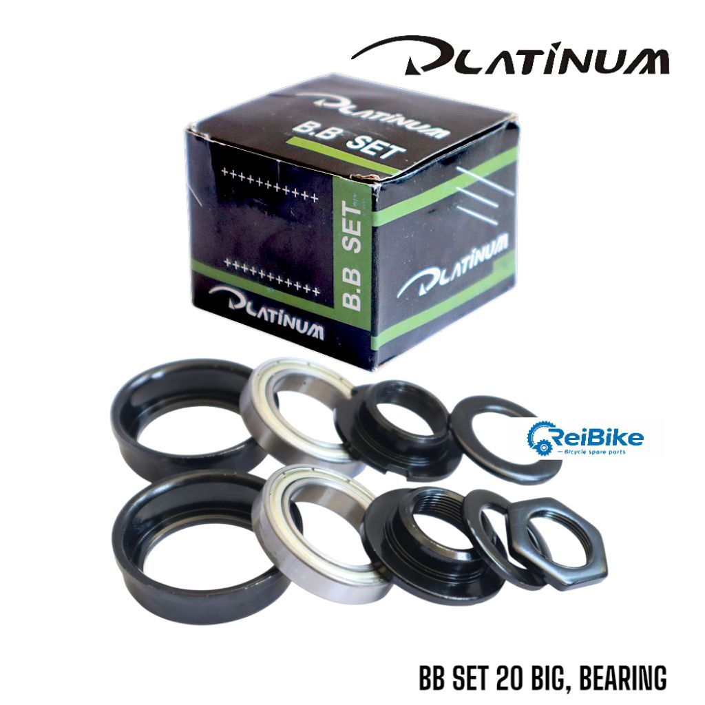 BB set kom gir tengah bmx 20 bearing platinum original