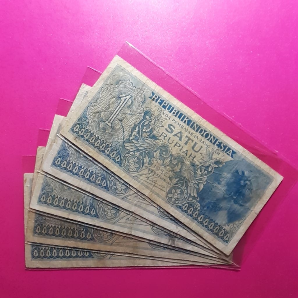 uang 1 rupiah suku bangsa 1956