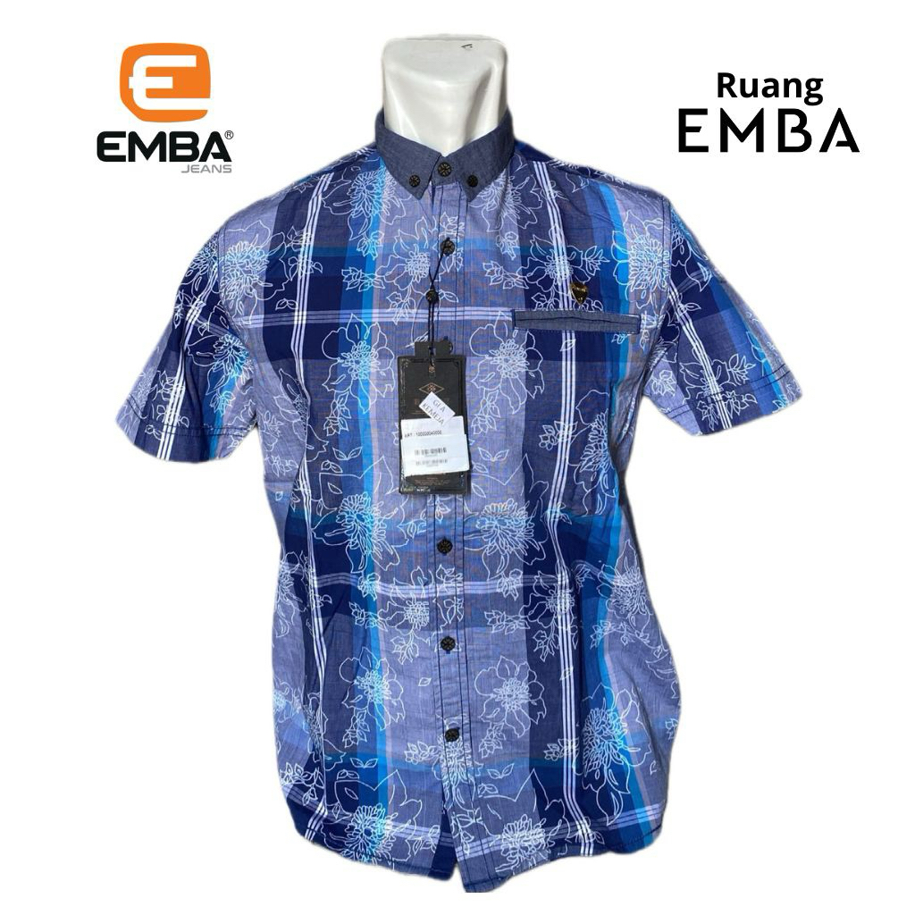 EMBA - Kemeja Pria EMBA Lengan Pende