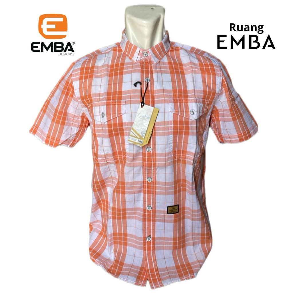 EMBA - Kemeja Pria EMBA Lengan Pendek
