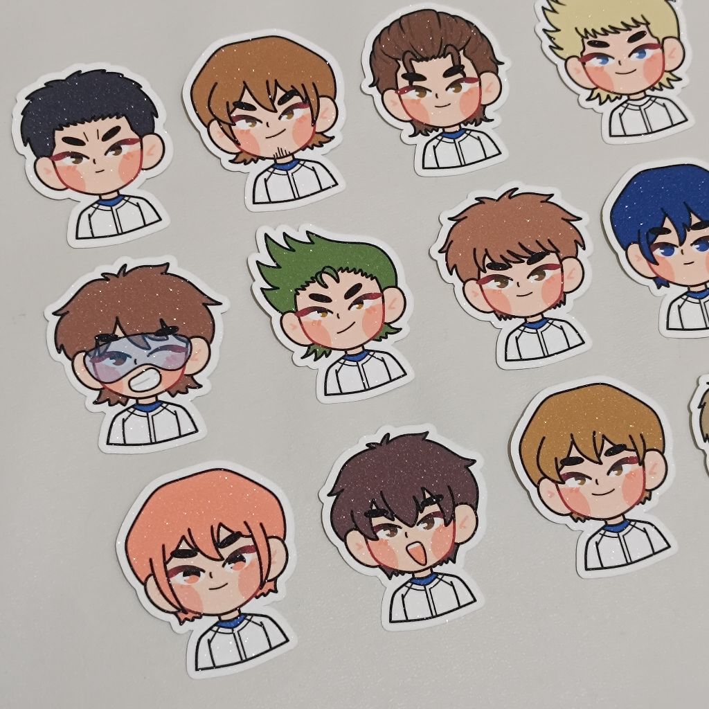 sticker daiya no ace harga/pcs
