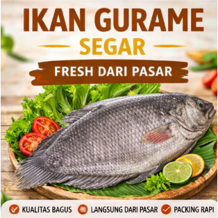 QEIRA Ikan Gurame Segar Fresh Pasar Depok Bersih