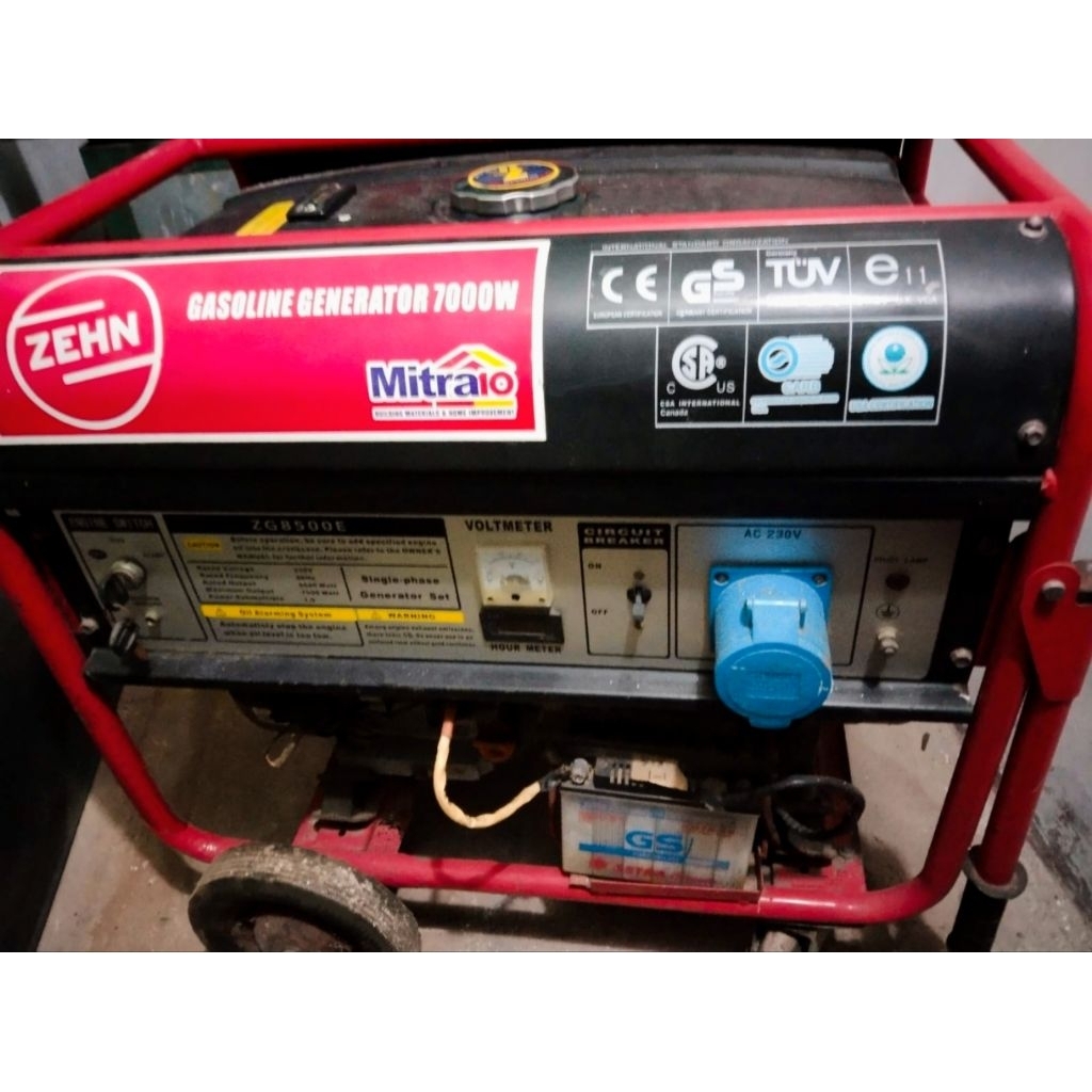 Genset Mitra 10 Zehn ZG 8500E 7000 Watt Starter Original