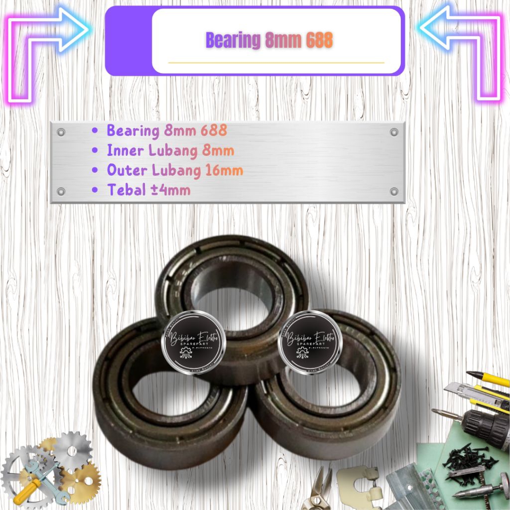 Bearing 8mm 688 Kecil