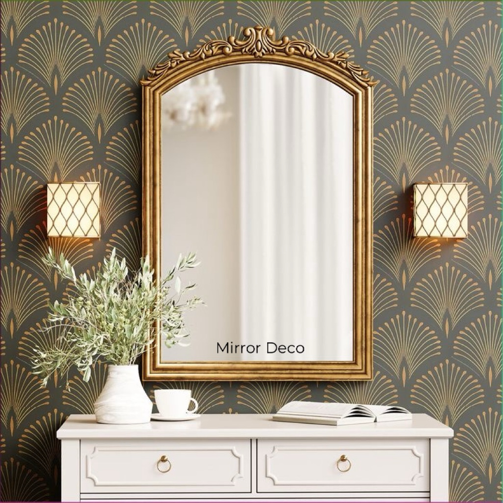standing mirror / mirror wall vintage / mirror wall / mirror aesthetic / cermin dinding vintage