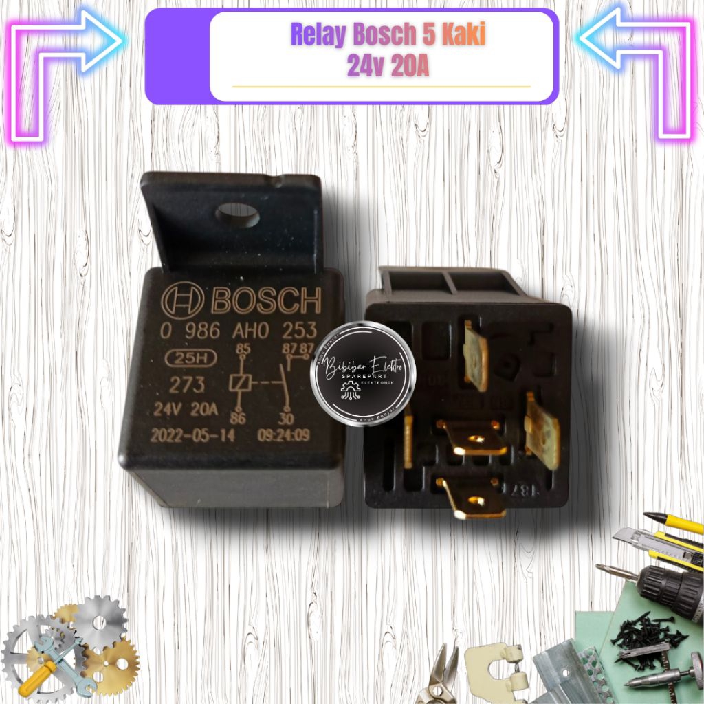 Relay 24V 5pin Bosch