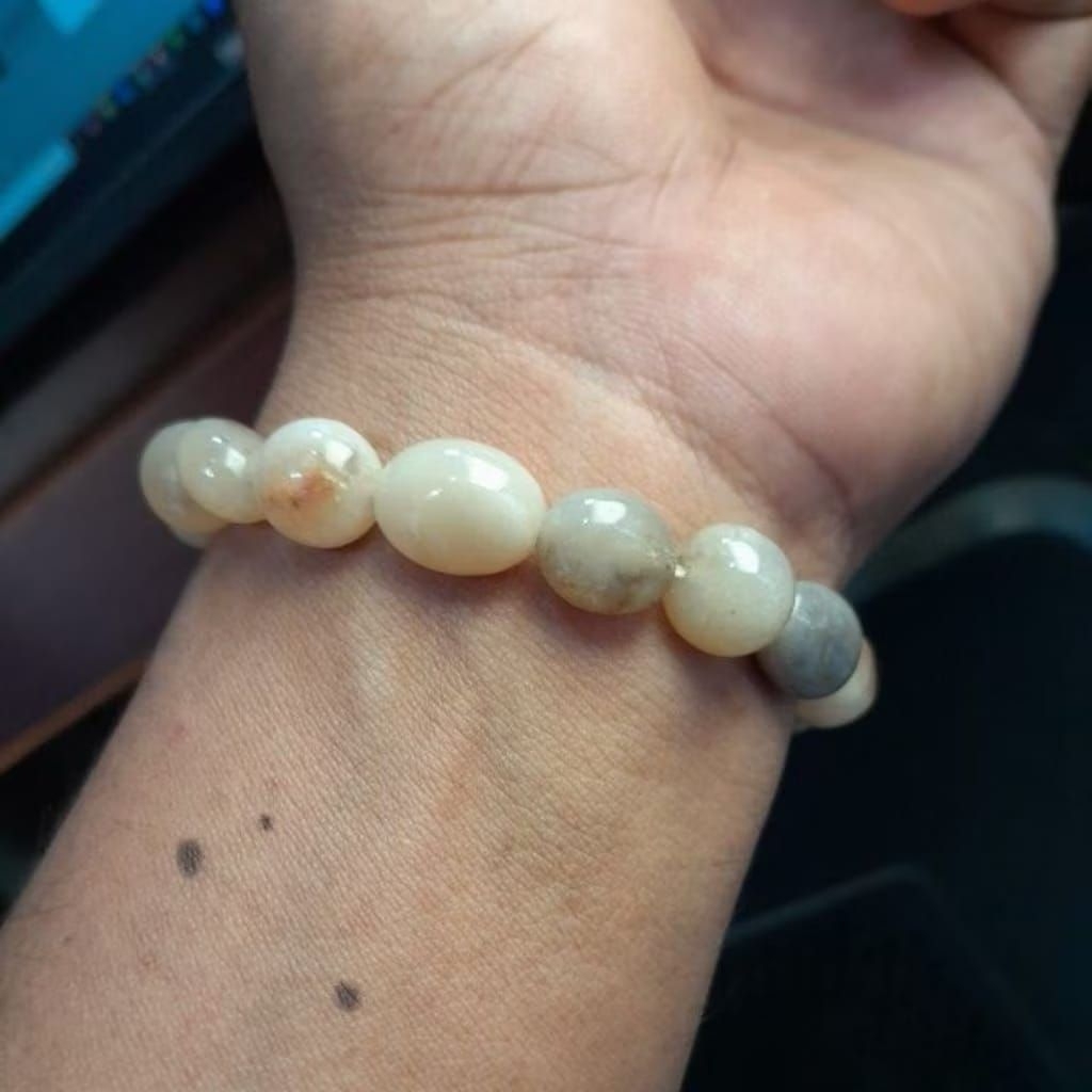 gelang batu akik asli manigajah batu tunggal
