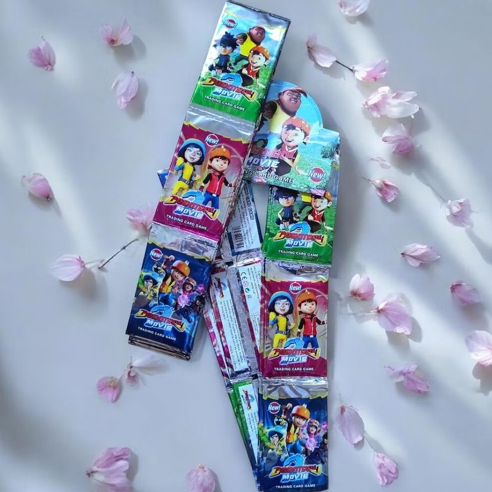 new mainan kartu Boboiboy movie 2 Tranding card hologram