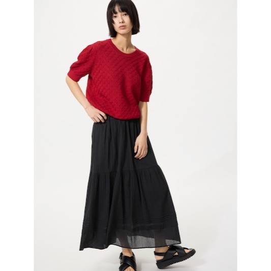 Uniqlo Tiered Maxi Skirt