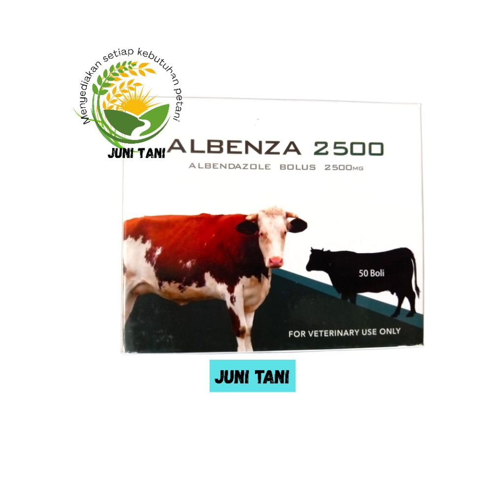 ALBENZADOLE OBAT CACING HEWAN TERNAK ALBENZA 2500mg