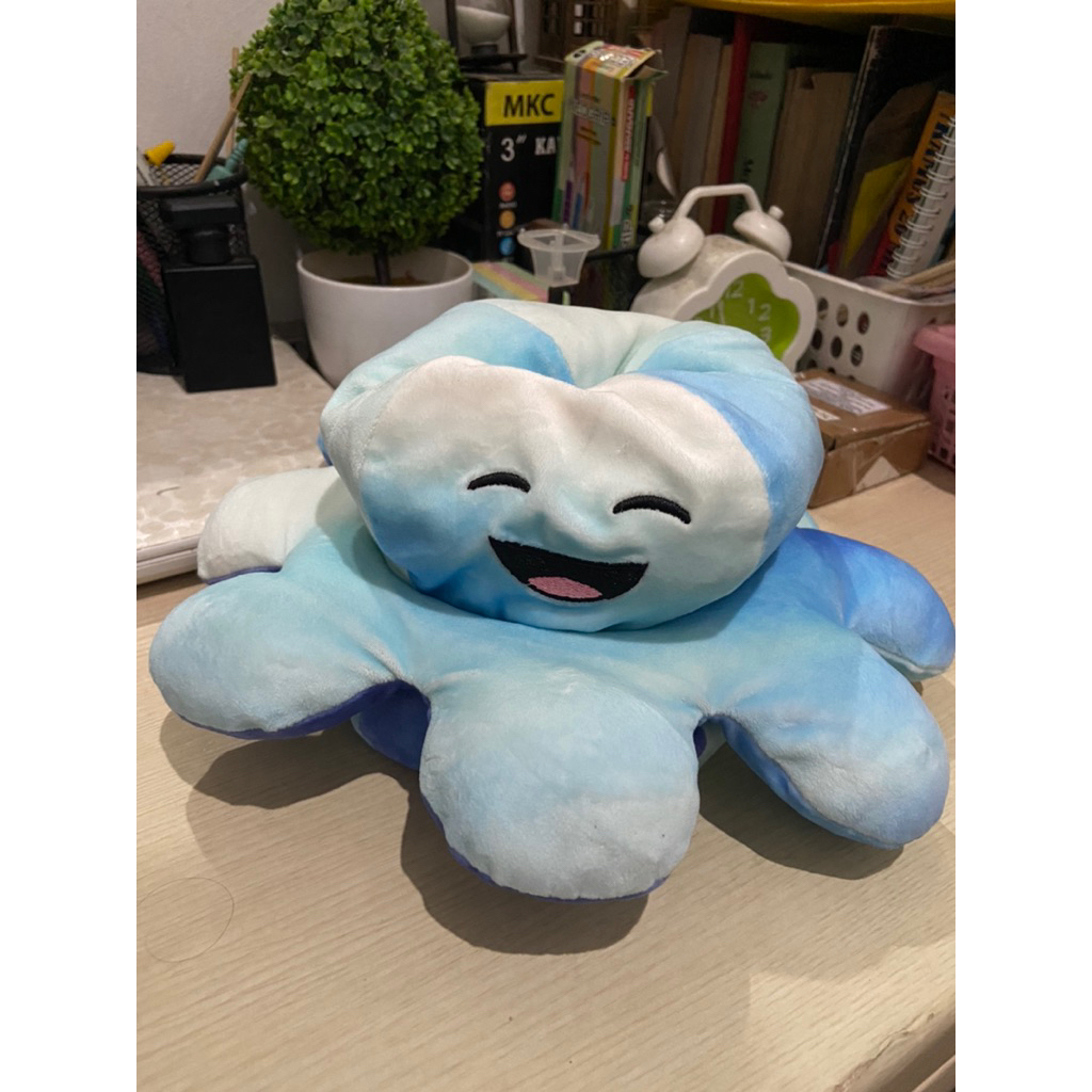 Preloved Boneka Import Gurita Bolak Balik | Boneka Gurita Jumbo | Boneka Jumbo Bolak Balik