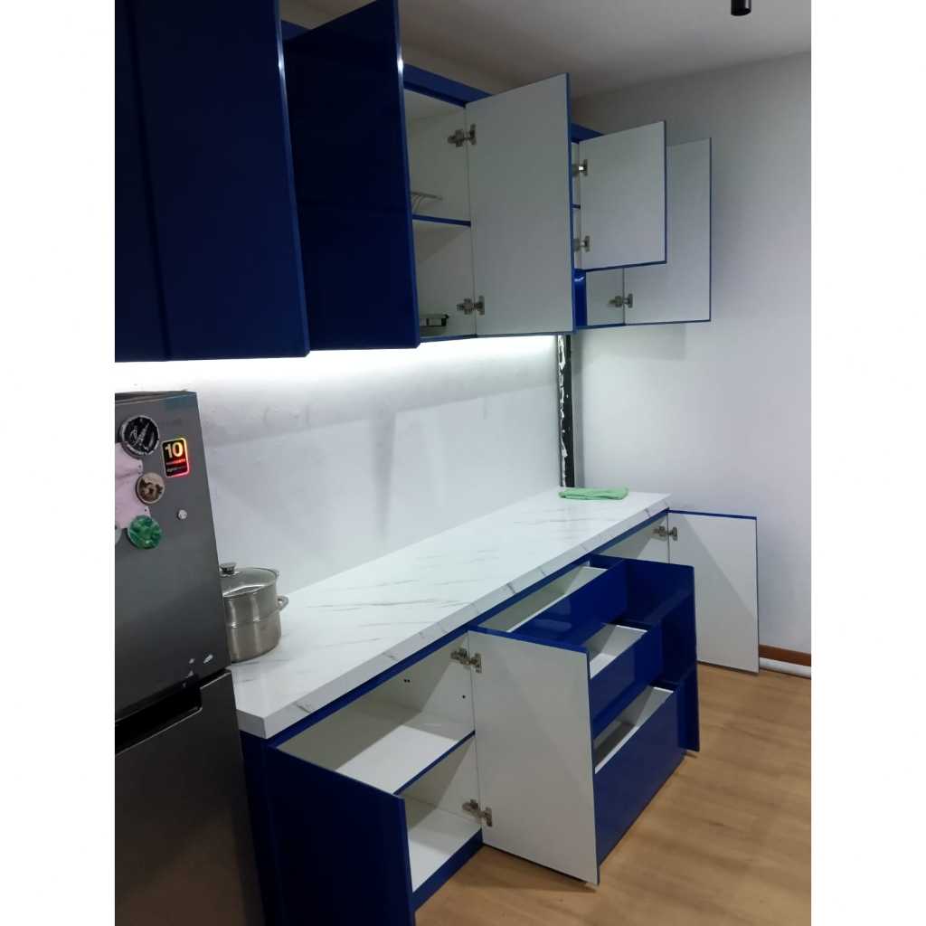 Kabinet Dapur Kitchen Set Atas Bawah Custom Multiplek Finishing HPL