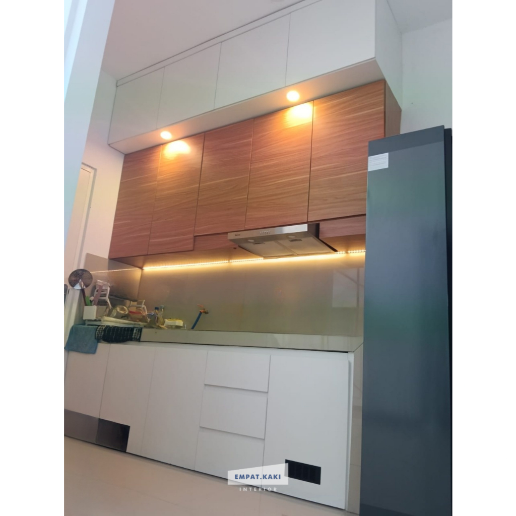 Kabinet Dapur Kitchen Set Atas Bawah Custom Multiplek Finishing HPL