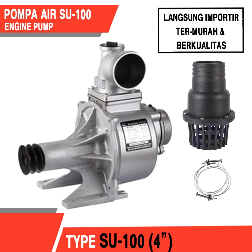 Body Pompa Alkon SU-100 (2 Inci) Pulley Pump/ Pompa Irigasi