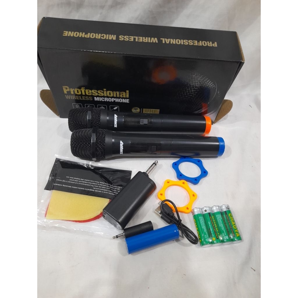 Mic wireless tanpa kabel  shure Es-v2