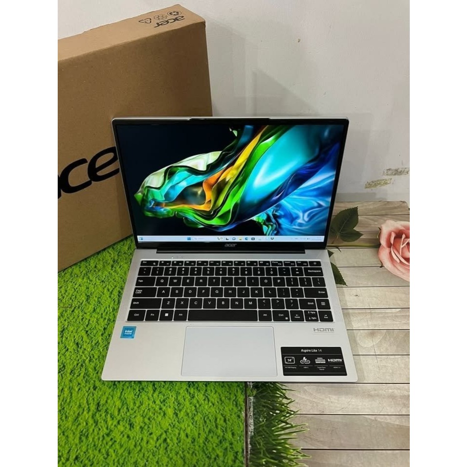 LAPTOP ACER LITE AL14-31P N100 RAM 8GB DDR 5 /SSD 256GB WIN11 GARANSI RESMI EX DISPLAY RESMI