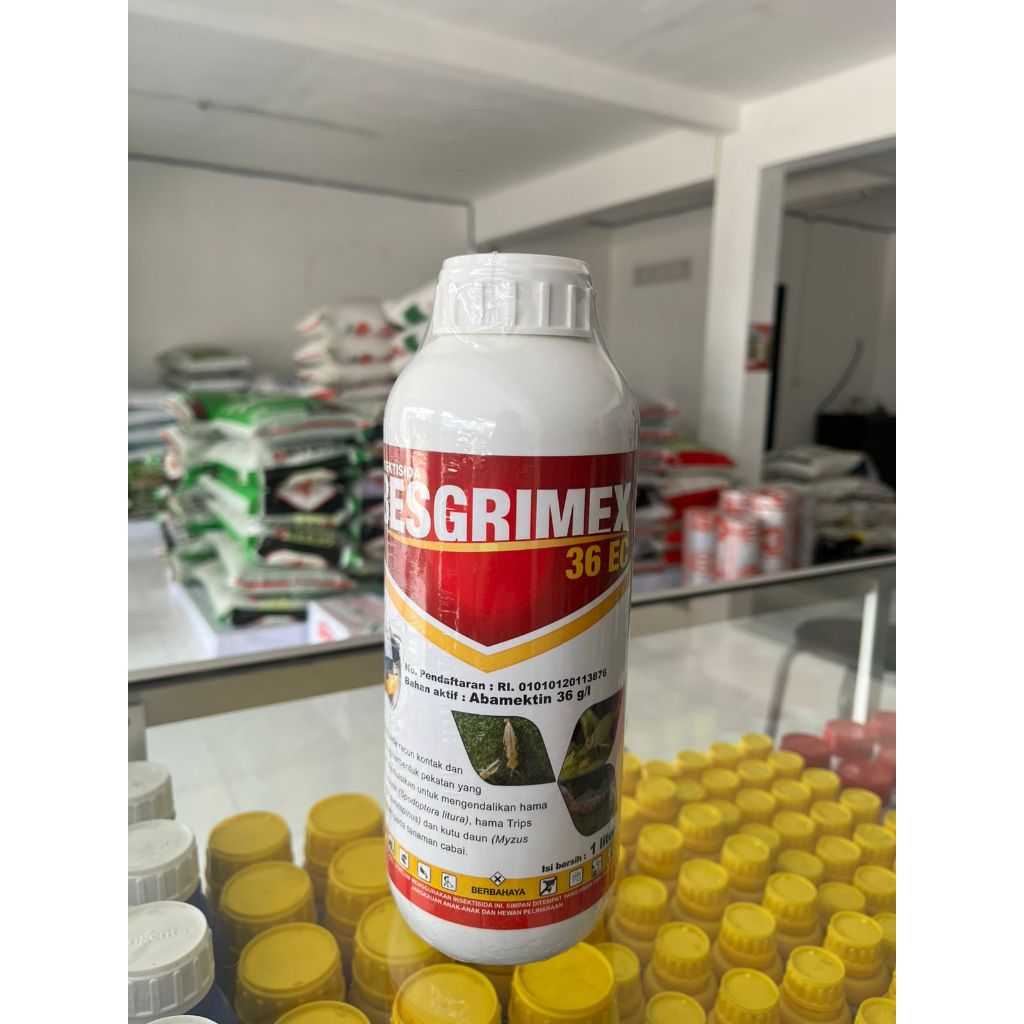 Besgrimex 36EC 1 liter Insektisida untuk Hama Ulat Abamektin Tinggi