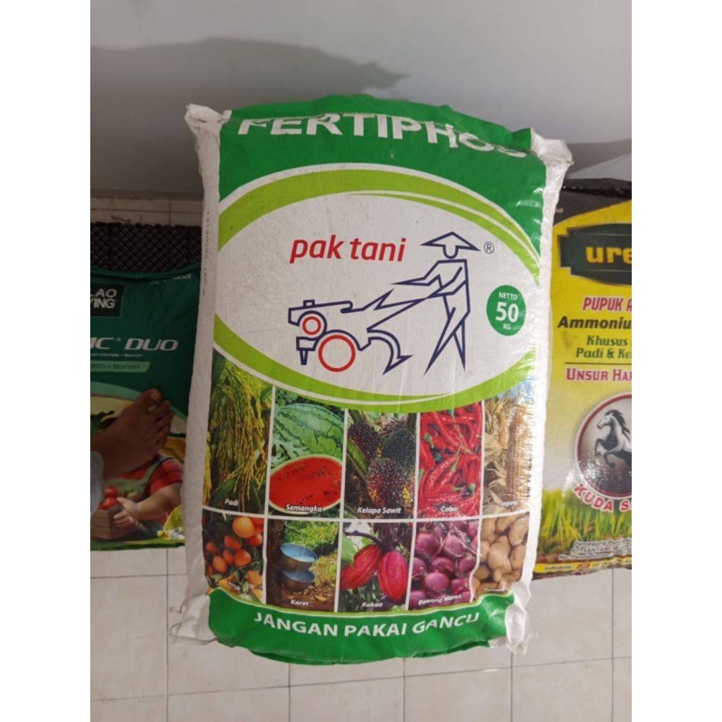 Fertiphos 50kg Hijau Pupuk Pospat Pasti Asli Saprotan Utama
