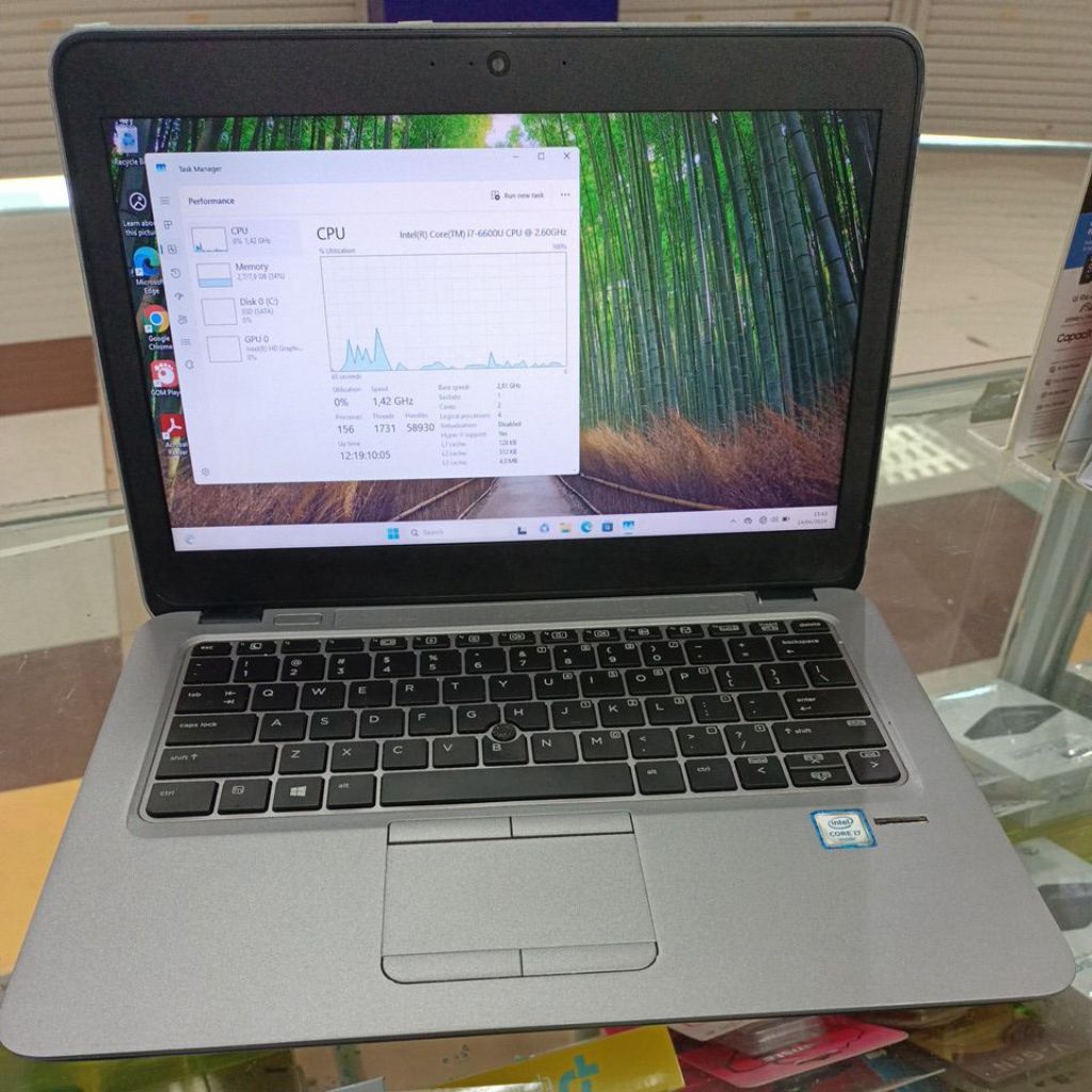 Promo Laptop HP Elitebook 820 G3 Core i7-6600 RAM 8GB SSD 256GB windows office siap pakai