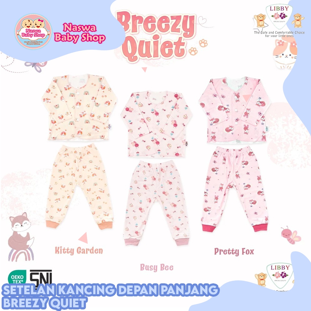 Libby Setelan Baju Panjang Newborn Breezy Quiet