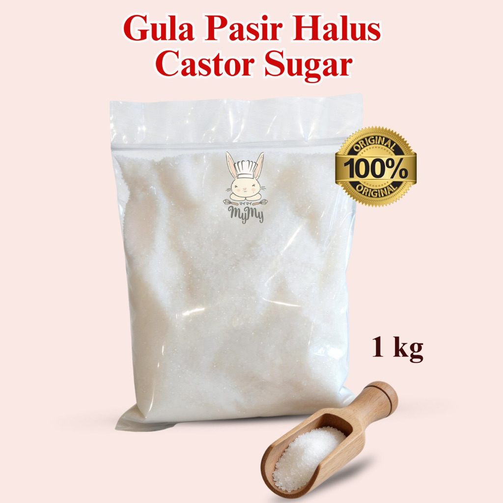 Gula Pasir Halus / Castor Sugar 1 kg