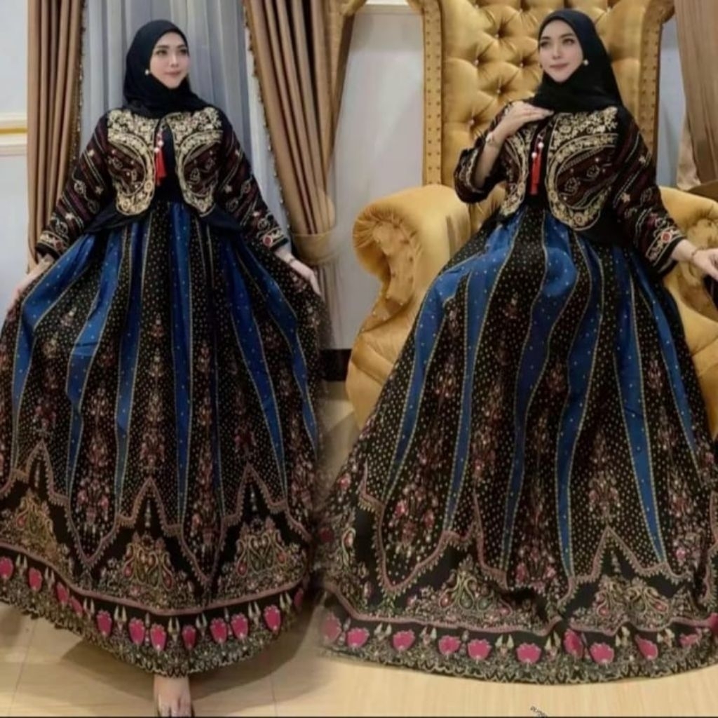 GAMIS HINDI BORDIL KATUN TWILL TERBARU