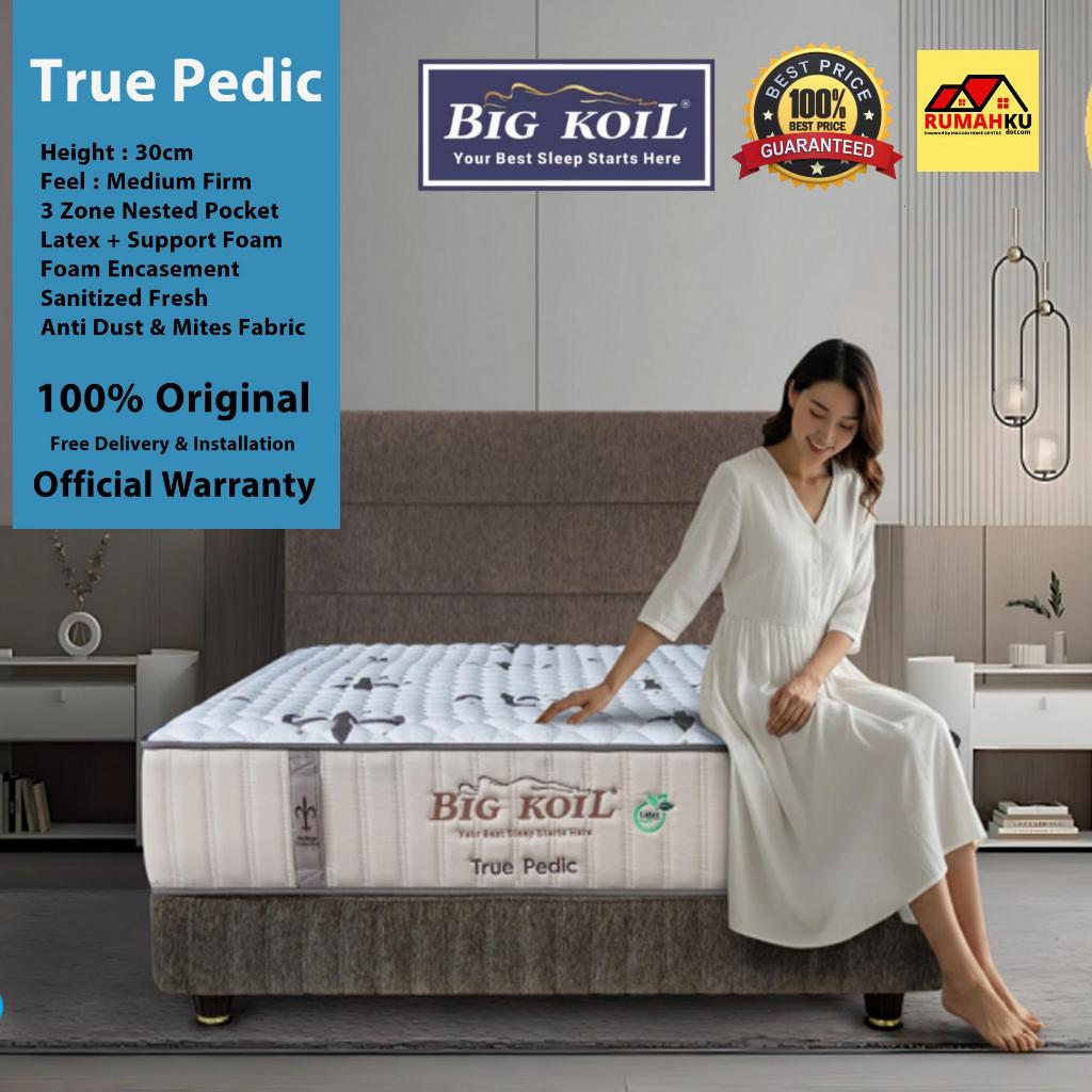 KASUR SPRINGBED BIGKOIL - KASUR PREMIUM - KASUR LATEX -  KASUR MATRAS - TRUE PEDIC -  BIGKOIL