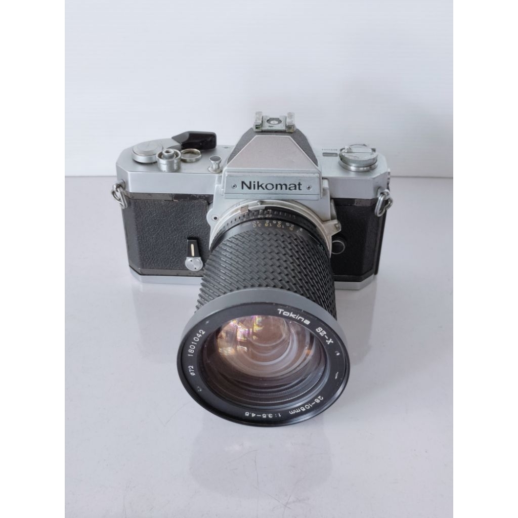 Kamera SLR analog vintage Nikon FT3 Nikomat made in japan camera photo film berfungsi normal lensa t