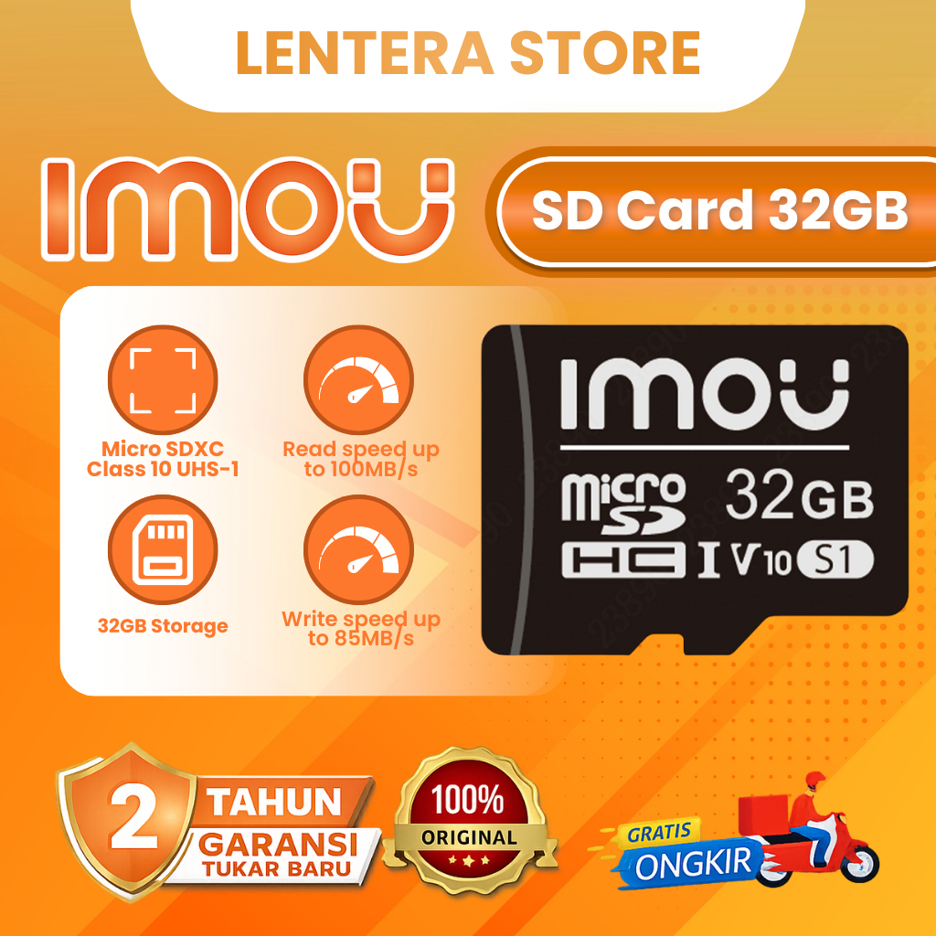 IMOU MicroSD | Micro SD HP CCTV Kartu Memori Memory Card Class 10