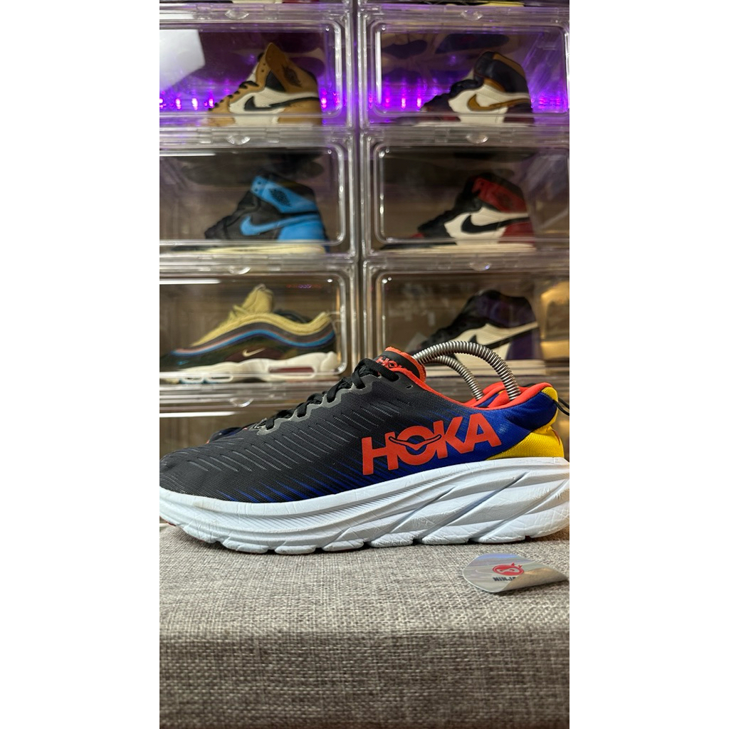 HOKA RINCON 3 BLACK DAZZLING , SEPATU , SHOES , SNEAKERS