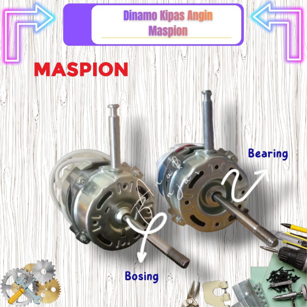 Dinamo Kipas Maspion As Bosing dan As Bearing