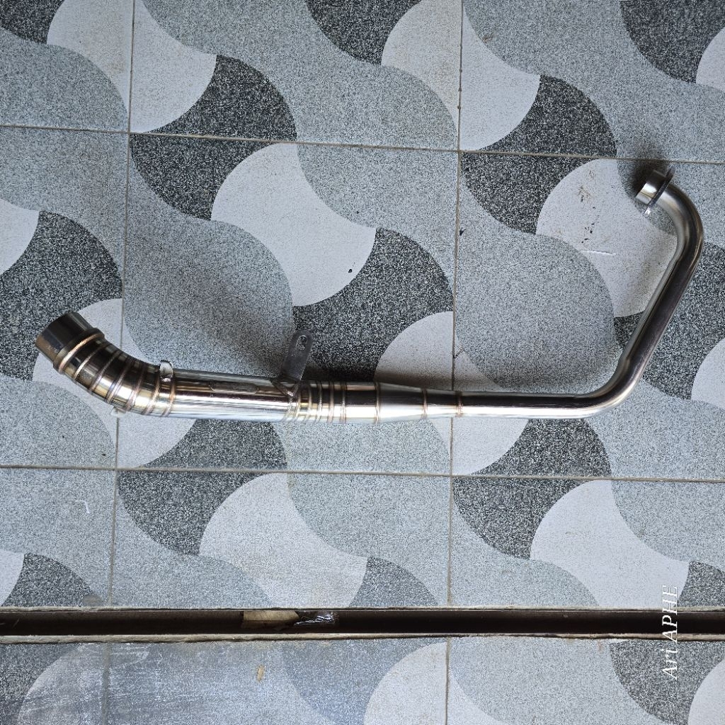 header pipa leher knalpot CBR 150 OLD CBU FI THAILAND (headlamp mata 1) twobrothers thailand