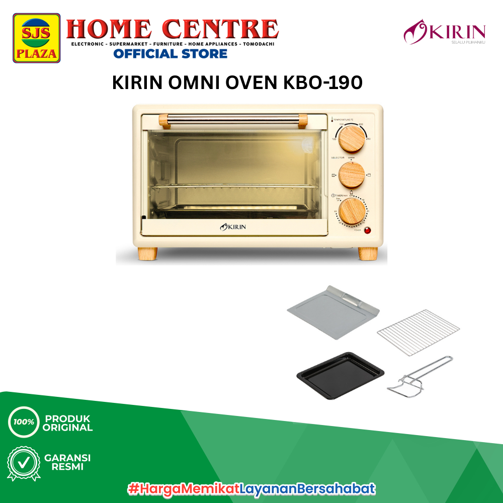 KIRIN Oven Listrik Low Watt 19 Liter - KBO-190