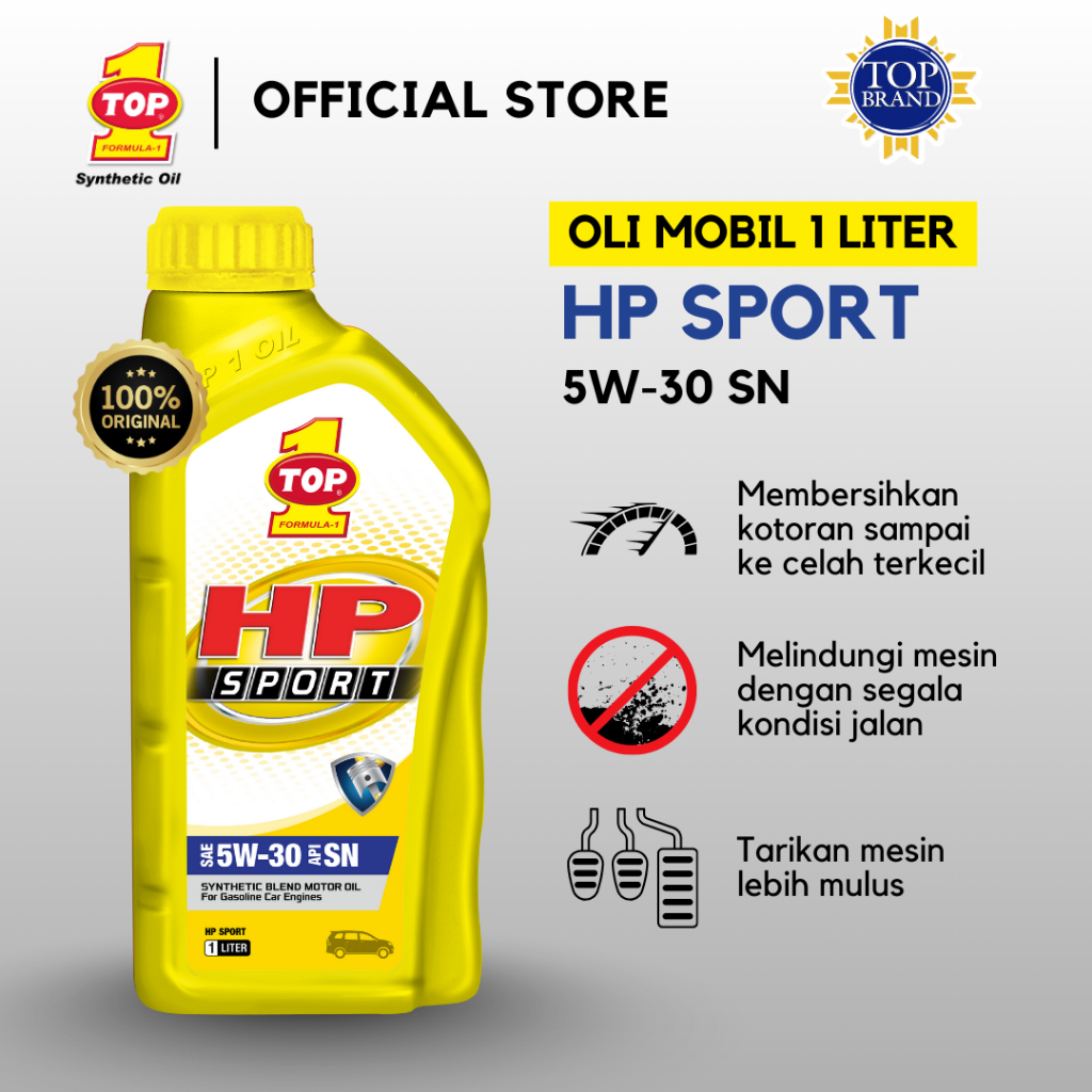 TOP 1 Oli Mobil HP SPORT 5W-30 - 1 L