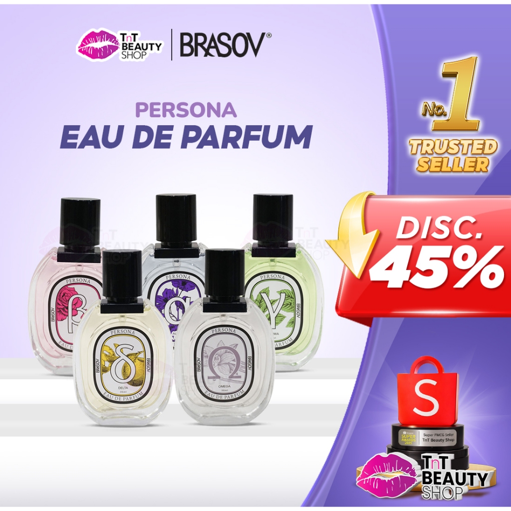 BRASOV Persona Parfum Halal BPOM 35 ML Eau De Parfum Fragrance Parfum Spray XX-CT-BR  | TnT Beauty S