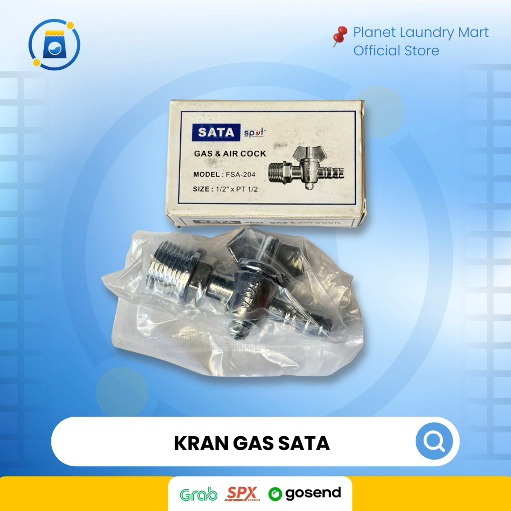 KRAN GAS DAN ANGIN SATA COCK