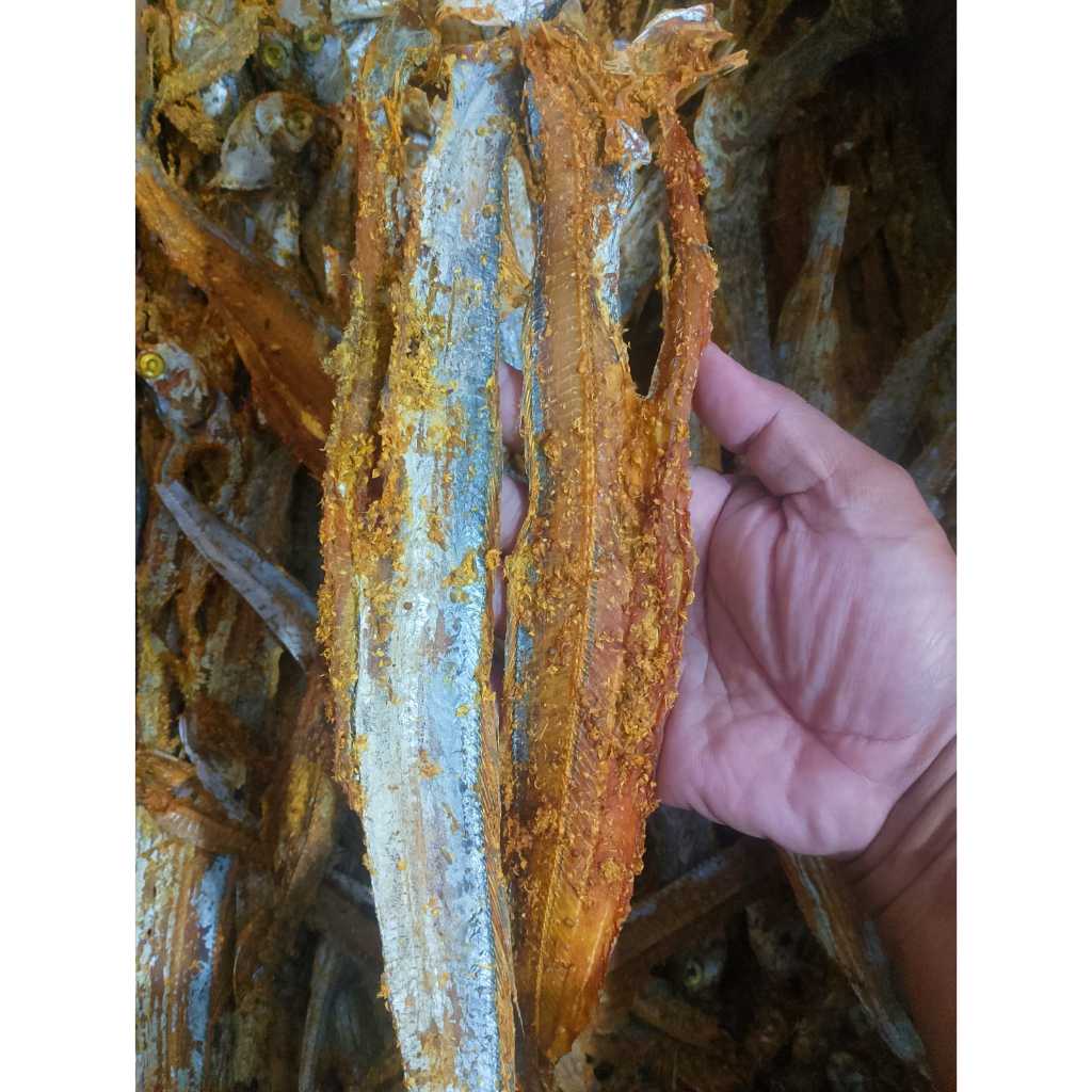 Dendeng ikan layur kering full bumbu rasa manis gurih